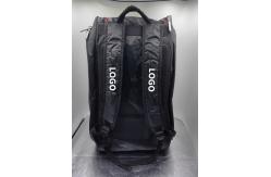China Polyester Padel Racket Bag Backpack Large Capacity With Shoe Warehouse supplier