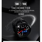 636 Sensor 2 Inch Digital Tachometer Gauge 1000rpm For 12V Vehicle for sale