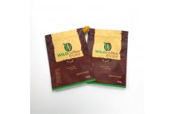 China Matte Customized Foil Pouch Packaging Coffee Bags Strong Sealing Eco - Friendly supplier