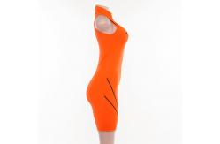 China Sexy Sleeveless Bodycon Jumpsuit Turtleneck Zipper Fly Letter Print supplier