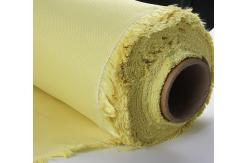 China Lightweight Kevlar Fire Resistant Fabric Yellow High Strength Textile supplier