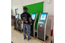 China Bank / Hospital Self Service Kiosk Queue Management Touch Screen Windwos System supplier