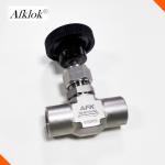 AFK Stainless Steel Control Valve , Threaded Ball Valve Medium Temp Durable for sale