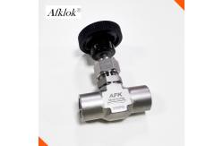China AFK Stainless Steel Control Valve , Threaded Ball Valve Medium Temp Durable supplier