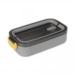 Single Layer Metal Bento Lunch Box Capacity 2L Portable PP Material for sale