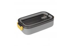 China Single Layer Metal Bento Lunch Box Capacity 2L Portable PP Material supplier