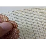 25m Crimped Woven Brass Mesh Filter Rectangle Shape for sale