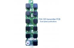 China 2 Steps Button Remote Control Spare Parts A24-12D Transmitter Main Board supplier