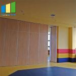 Operable Foldable Sliding Office Sound Proof Partitions Laminate Surface for sale