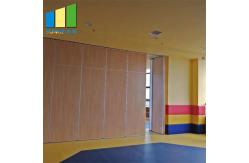 China Operable Foldable Sliding Office Sound Proof Partitions Laminate Surface supplier