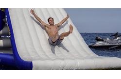 China Durability Inflatable Water Slide For Kids , Non-Rotting Yacht Slide supplier
