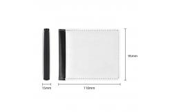 China Double Sided Pu Leather Sublimation Wallet Blanks Personalized Wallet For Men supplier