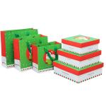 Custom Printed Paper Shopping Bags And Foldable Paper Boxes With Design for sale