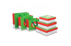 China Folded Paper Gift Boxes Packaging With Lids Paperboard Boxes For Christmas supplier