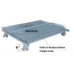 Warehouse Foldable Wire Container , 4 Gauge Wire Mesh Pallet Containers