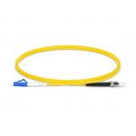 LC UPC to ST UPC Simplex G.652.D Single Mode PVC 2.0mm-2m(6ft) FOPC 1141S112-2（7242128）OS2 ( G.652.D/G.657.A1/G.657.A2) for sale