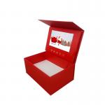 Gilding Square LCD Screen Video Gift Box For Gift Promotional ODM for sale