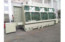 China Patterns Logos Textures Vertical Etching Machine For Stainless Steel Metal Surfaces supplier