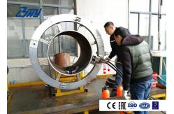 China 914mm Hydraulic Pipe Cutting And Beveling Machine Pipe Cutter Machine OD Mounted supplier