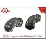 1/2 UL Listed Liquid Tight Malleable Iron Steel Lock Insulated Flexible Connector Galvanized 90 Degree for sale