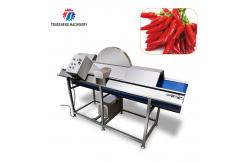 China Stainless Steel Vegetable Processing Machine 1.1KW Fruit Cutting Halt Machine supplier