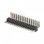 1.27mm Pitch Right Angle Board To Board Connector 2 - 50 Pin Brass Pin Header Connector for sale