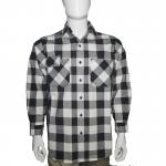 Yarn Dyed Twill FR Long Sleeve Button Down Shirts HRC2 Level 7.5oz for sale