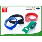 150mm Length T Shape Hook Loop Cable Tie Self - Adhesive  Cable Wrap for sale