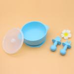 FDA Approved Baby Suction Silicone Feeding Bowl For Toddlers Dinner Table for sale