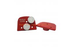 China Efficient Concrete Grinding Tools Double Round Segments Diamond Grinding Disk supplier
