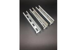 China Construction Slotted Solid 3m 6m Custom Unistrut Channel Rail supplier