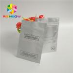 Matte Dried Flowers Plastic Zipper Packaging Bags Custom Logo 120mic for sale
