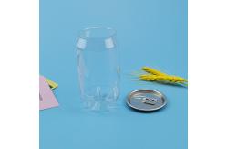 China PET Easy Open 0.35L 120mm Orange Juice Plastic Bottle supplier