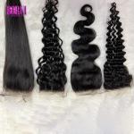 HD Human Hair 4*4 Lace Closure Body Wave Swiss Lace Closure 16-22 Inch for sale