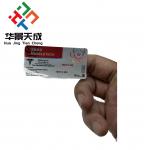 Permanent Adhesive Glass Vial Labels 2.5 Mil Thickness For Glass Containers