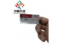 China Permanent Adhesive Glass Vial Labels 2.5 Mil Thickness For Glass Containers supplier