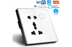 China 625W Smart Plug Socket AC 110-240V Glass Electrical Outlet Tuya supplier