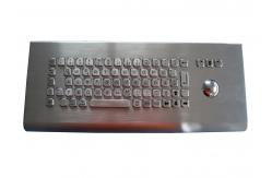 China SUS304 IP68 Wall Mounted Metal Keyboard With Mechanicall Trackball supplier