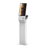 Fast Food Ordering Kiosk 21.5 Inch Screen Scan QR Code and Credit Card Payment Supported for sale