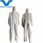Disposable Breathable Anti Static Waterproof Micro Film Suit For Dust And Splash Proof for sale