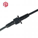 Mini 4 Pin Flange IP67 6.5mm Panel Mount Power Connector