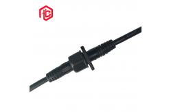 China Mini 4 Pin Flange IP67 6.5mm Panel Mount Power Connector supplier