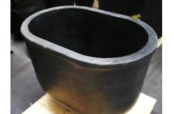 China SILICON CARBIDE GRAPHITE U-SHAPED CRUCIBLE(ELLIPTICAL CRUCIBLE) supplier