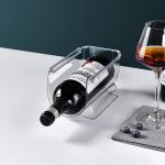 Food Grade Plastic Wine Bottle Holder Bpa Free Stackable for sale