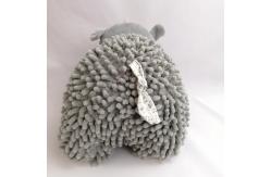 China Customized PP Cotton Stuffed Animal Toys Plush Grey Rhinoceros Plush Doll supplier