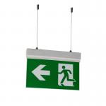 SMD 2835 LED Emergency Commercial Exit Sign Double Side for sale