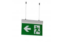 China SMD 2835 LED Emergency Commercial Exit Sign Double Side supplier