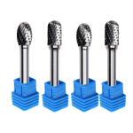 Flexible Shaft Long 1/4 Shank Set Rotary Carbide Rotary Burr F Sf Type for sale
