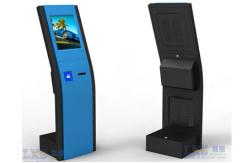 China Slim Kiosk Automatic Ticket Vending Machine For Queue System CE , FCC Approval supplier