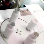 Four Station Industrial Glue Dispensers round Adhesive Dispensing System For T8 Glass Tube End Cap for sale